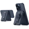 Upgrade your iPhone utility and style with the ESR HaloLock™ Geo Wallet Stand in Blue