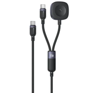 Elevate your charging experience with the YESIDO CA136C 2-in-1 USB-C to USB-C and Apple Watch Charger Dock.