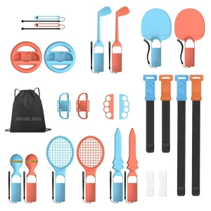 DUXDUCIS NINTENDO SWITCH 2 25-IN-1 SPORTS GAMING ACCESSORY SET SWITCH0010