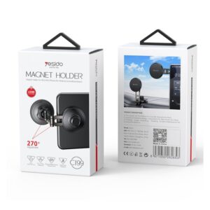 YESIDO C199 MagSafe Compatible Magnetic Car Phone Holder - Black