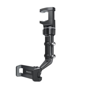 Versatile Review Mirror Phone Holder - Yesido C192 Adjustable Car Mount - Gadgets