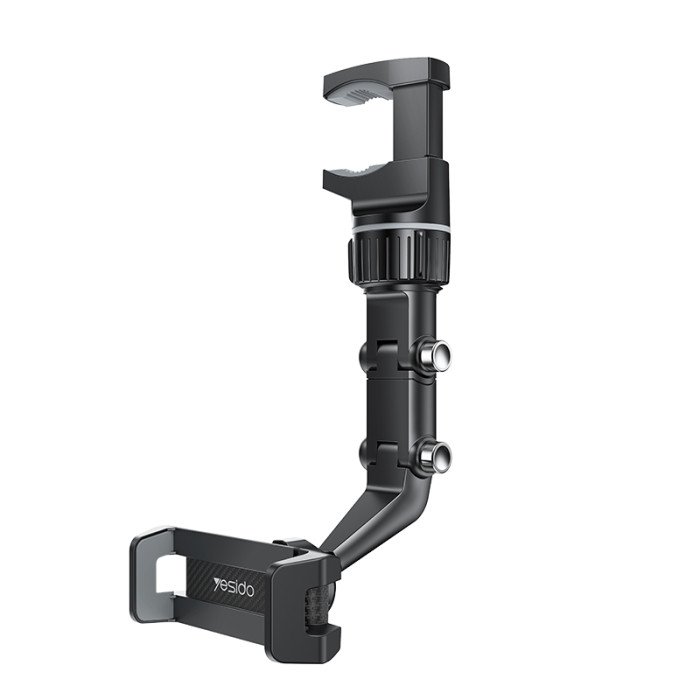 Versatile Review Mirror Phone Holder - Yesido C192 Adjustable Car Mount - Gadgets