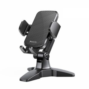 YESIDO C181 Large Clamping Ring Desktop Holder - Black (For Phones & Tablets)