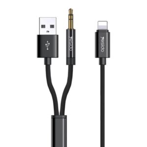 Yesido YAU18 Lightning to 3.5mm Adapter – Charge & Listen