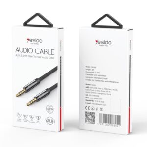 YESIDO 3.5MM TO 3.5MM CABLE BLACK 3M YAU16