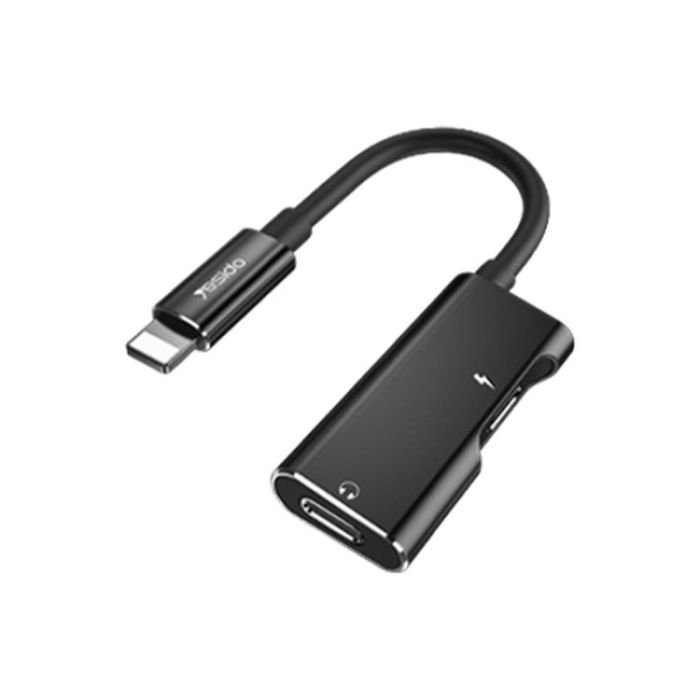YESIDO YAU12 Dual Lightning Adapter | Charge & Audio