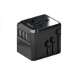 YESIDO MC10 Worldwide Universal Travel Adapter with USB Ports - Black