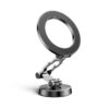 YESIDO C203 Zinc Alloy Folding MagSafe Magnetic Car Phone Holder - Black