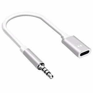 TYPE-C TO 3.5MM AUDIO ADAPTER CABLE WHITE