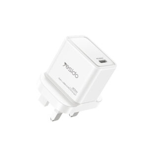 YESIDO 20W GAN USB-C FAST CHARGER WHITE YC79