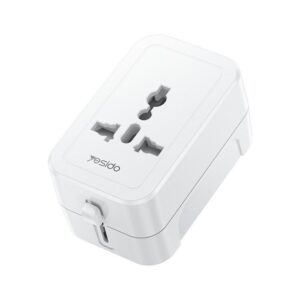 YESIDO UNIVERSAL ADAPTER WHITE MC32
