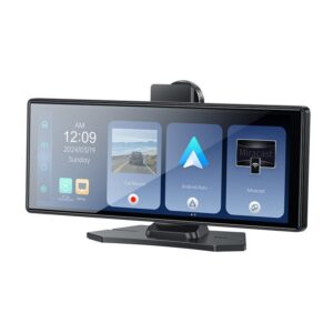 YESIDO KM19 10.26-Inch Wireless CarPlay & 4K Dash Cam System