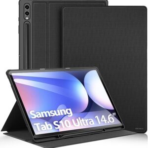 DUXDUCIS SAMSUNG TAB S10 ULTRA/S9 ULTRA/S8 ULTRA DOMO SERIES CASE BLACK DOMO474