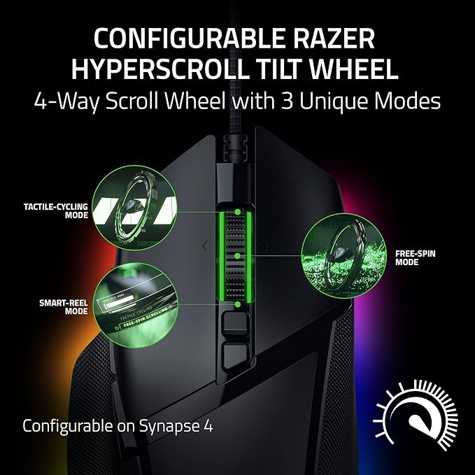 Razer Basilisk V3 35K Wired Gaming Mouse (Black, RZ01-05230100-R3M1) - Precision and Customization for Gamers - Image 7