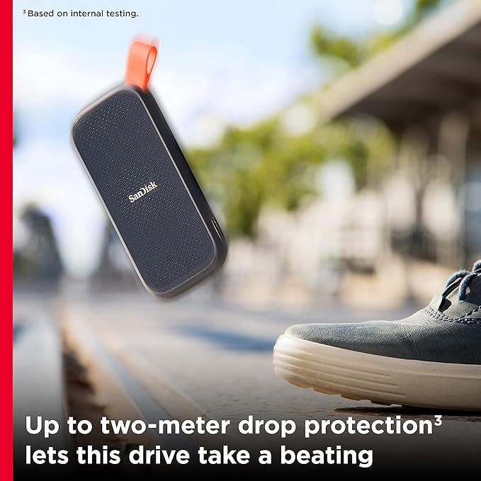 SANDISK PORTABLE SSD 2TB SPEED UP TO 800 MBPS SDSSDE30-2T00-G26 - Image 5