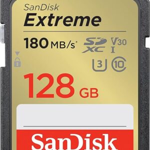 SANDISK EXTREME UHS-I CARD 128GB 180MB/S SDSDXVA-128G-GNCIN
