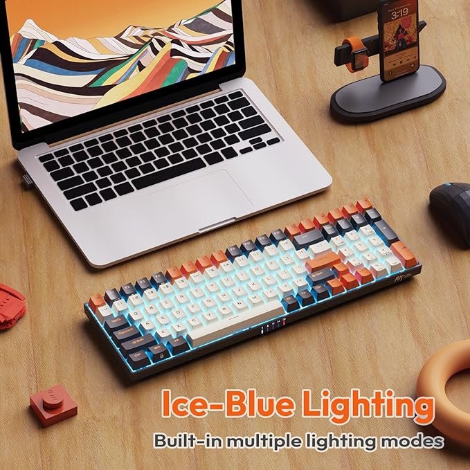 Royal Kludge RGB Tri-Mode Hot-Swap Gaming Keyboard - RK100 - Image 3