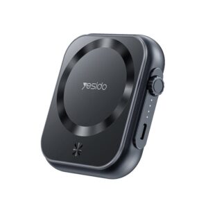 YESIDO USB-C 20W 5000MAH WIRELESS POWER BANK BLACK YP59