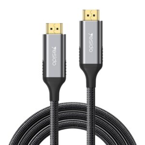 YESIDO 8K HDMI 2.1 TO HDMI 2.1 CABLE SILVER HM11