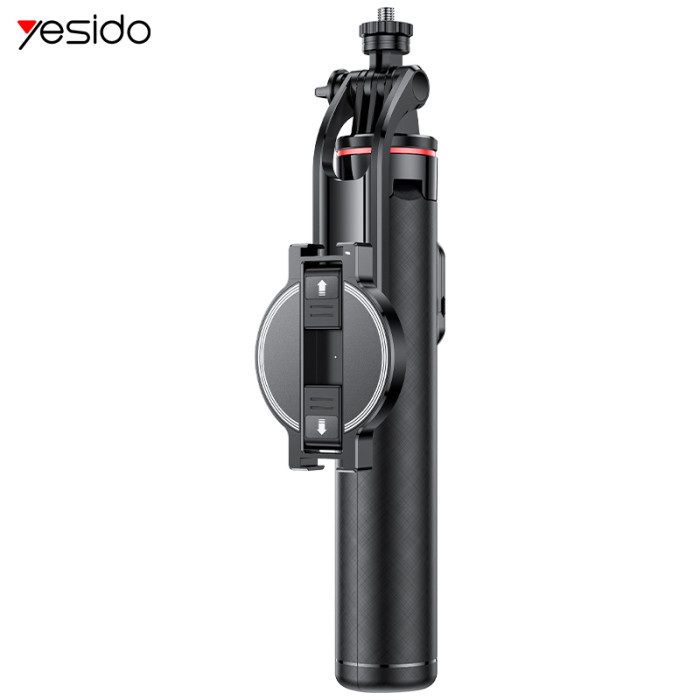 Capture every angle with style and precision using the YESIDO 2 in 1 Selfie Stick Tripod Stand (SF24).