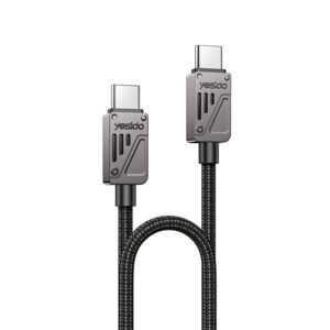 YESIDO 60W USB-C TO USB-C CABLE 1.2M BLACK CA196