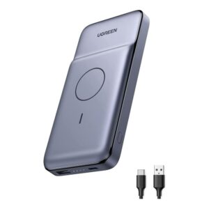 Experience seamless charging with the UGREEN 10,000mAh Magnetic Wireless Charger.