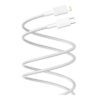 Charge your Apple devices quickly and reliably with the PAWA EL CARO Series USB-C to Lightning 27W Premium Braided Cable 2M White (model PW-20BD27CL-GY).