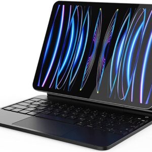 BLUPEBBLE IPAD AIR 13 INCH M2/M3 MAGIC FOLIO KEYBOARD W TRACKPAD ENG/ARB BLACK BP-MFIPAD13AIR2025AR-BK