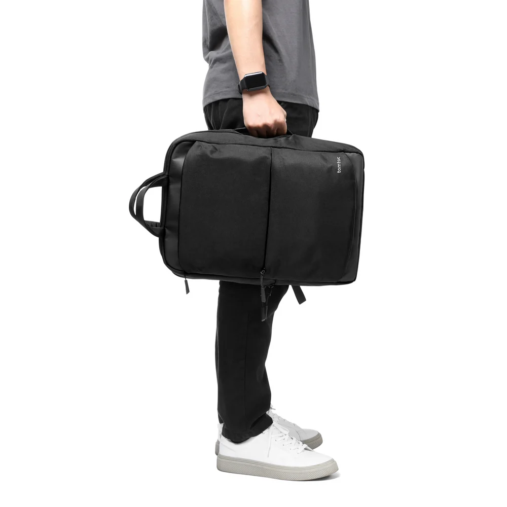 Tomtoc Navigator T71 15.6-inch Laptop Backpack (Black, T71M1D1) - Sleek and Durable Travel Companion - Image 4
