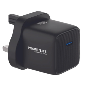 PAWA POCKETLITE TRAVEL CHARGER TYPE-C PORT GAN PD35W BLACK PW-PL30WUK-BK