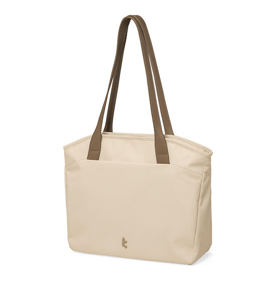 Elevate your daily routine with the TOMTOC Versatile T23 Laptop Tote Bag in Khaki (T23S1K1)