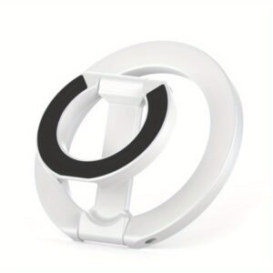 MOBILE PHONE & TABLET MAGNETIC RING BRACKET WHITE