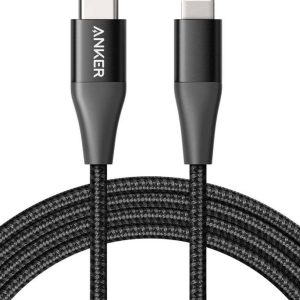 ANKER POWERLINE +II USB-C CABLE WITH LIGHTNING CONNECTOR 6FT BLACK A8653H11