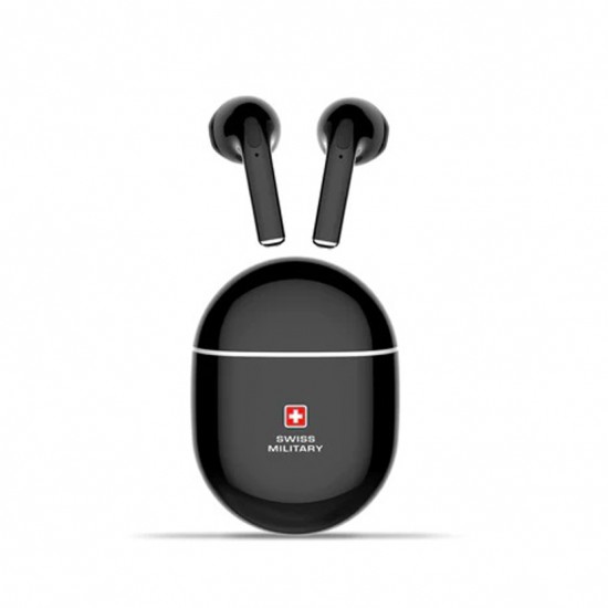SWISS MILITARY DELTA 2 ENC TWS Earbuds Black
