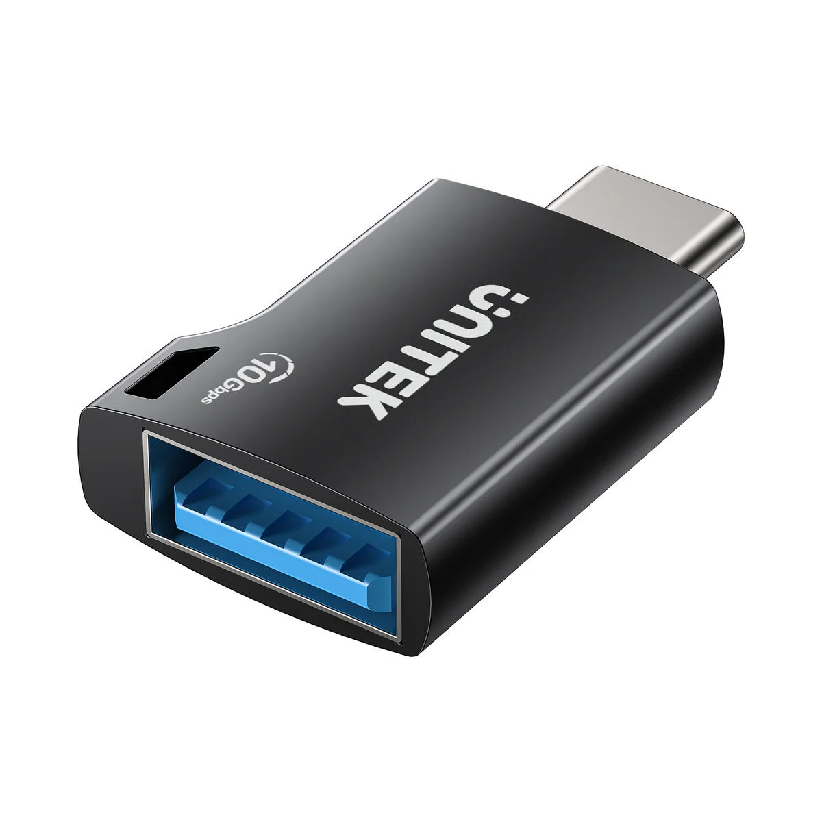 Unlock seamless compatibility between modern and legacy devices with the UNITEK 10Gbps USB-C to USB-A Adapter A1048ABK01.