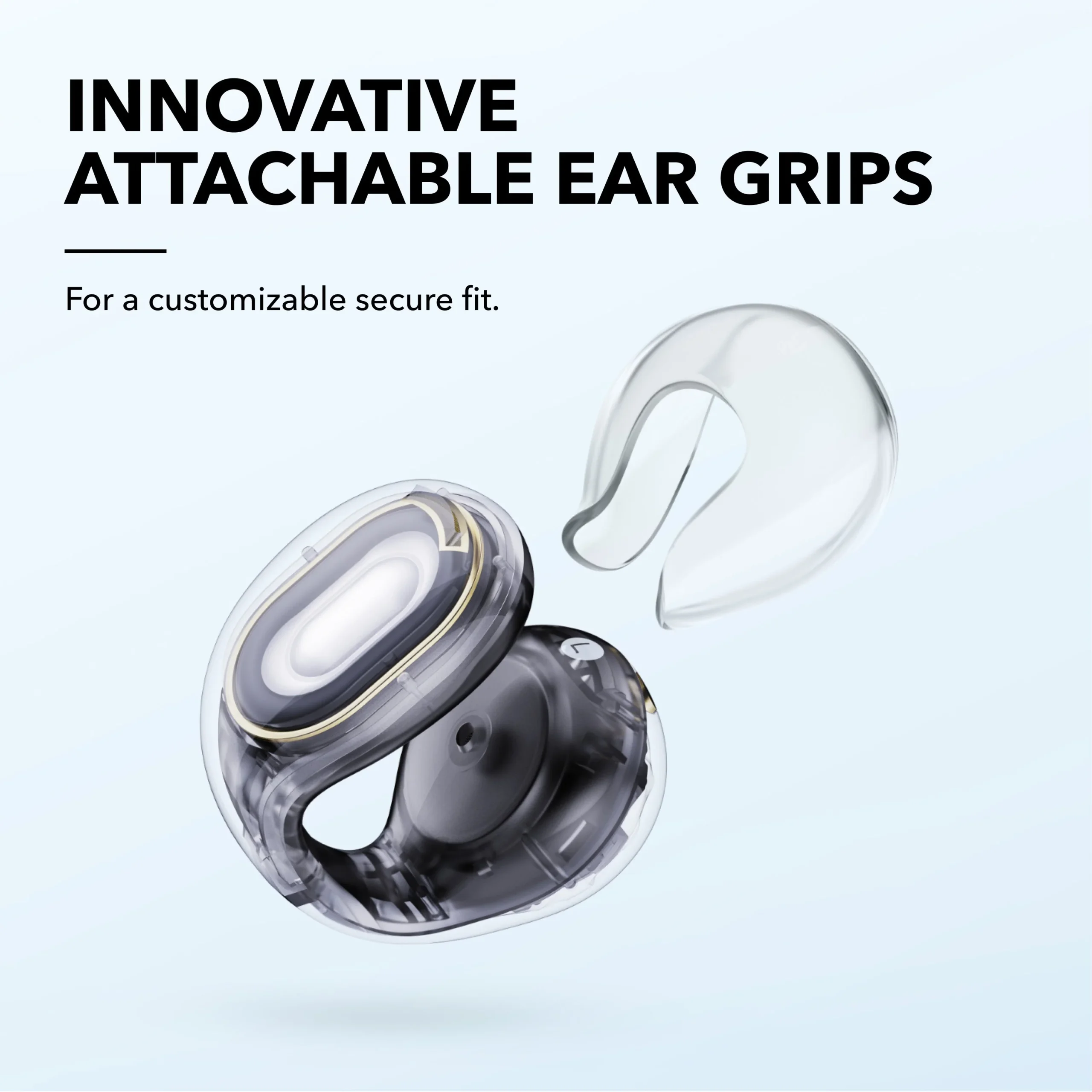 Soundcore C30i Open-Ear Clip Earbuds - Secure Fit, Comfortable Design, Clear Sound - Image 3