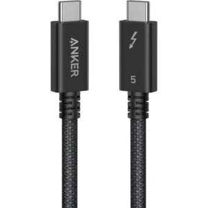ANKER PRIME THUNDERBOLT 5 CABLE 1.7FT 80GBPS 240W BLACK A84N1011