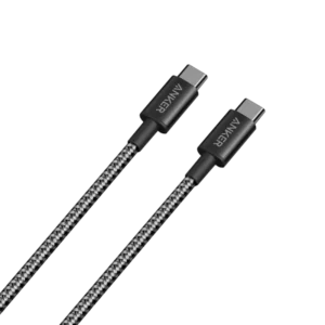ANKER 322 USB C TO USB C  6FT 60W NYLON CABLE BLACK A8753H11