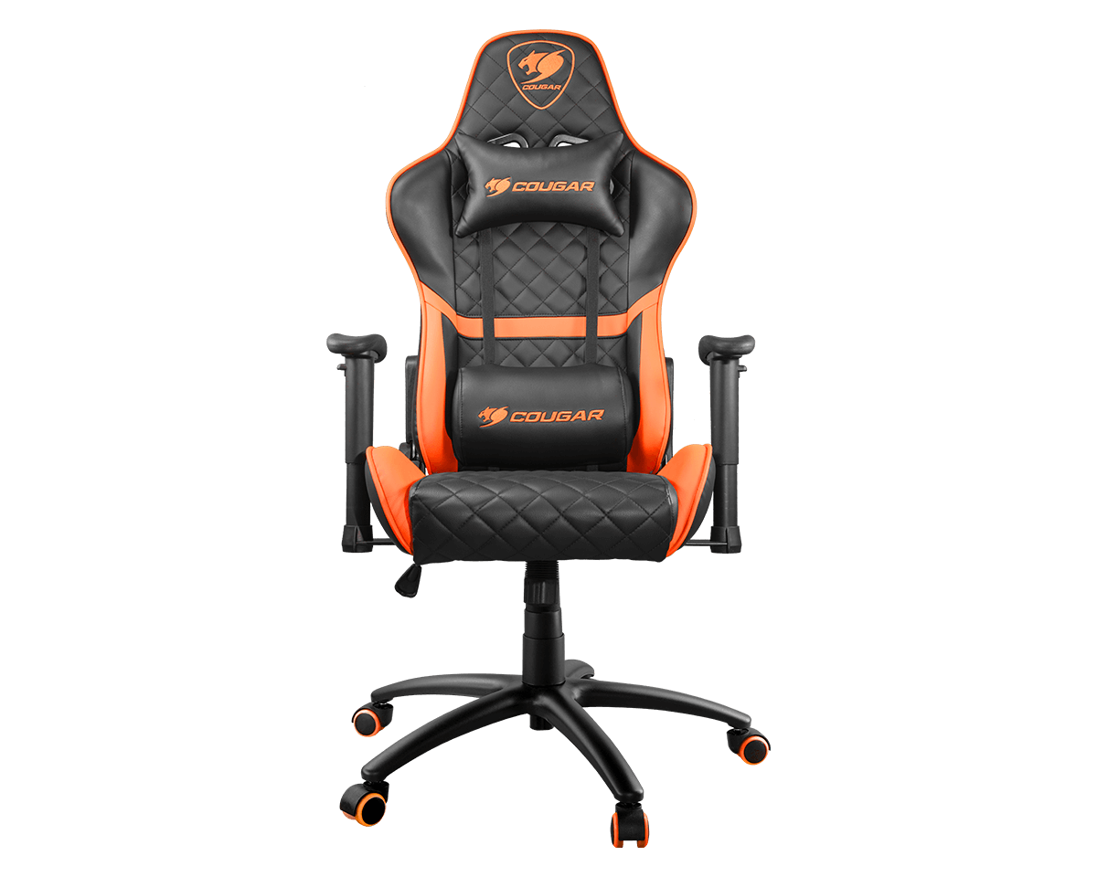 Designed for serious gamers and ergonomic comfort seekers, the COUGAR ARMOR ONE Gaming Chair in bold orange delivers exceptional support and performance during long hours of gameplay.