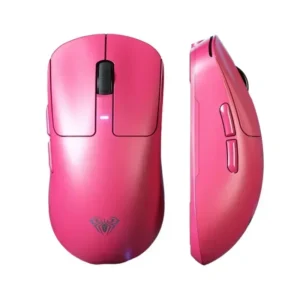 AULA ERGONOMIC WIRELESS GAMING MOUSE WITH 6 PROGRAMMABLE BUTTONS TRI-MODE 26000 DPI SC680 PINK