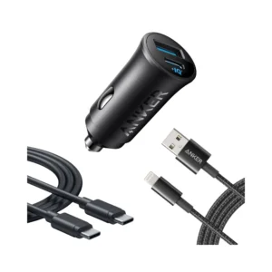 ANKER 30W 2 PORT CAR CHARGER BLACK B2741H11
