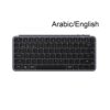 Experience powerful performance in a minimalist form with the KEYCHRON B1 PRO Ultra Slim Wireless Keyboard in Space Grey (Arabic Layout)