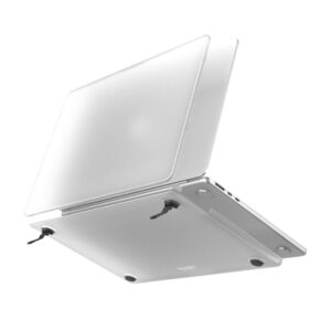 BLUPEBBLE MACBOOK PRO 14 INCH ARMOREDGE MACBOOK ULTRA SLIM HARD CASE CRYSTAL CLEAR BP-ARM14PRO-CL