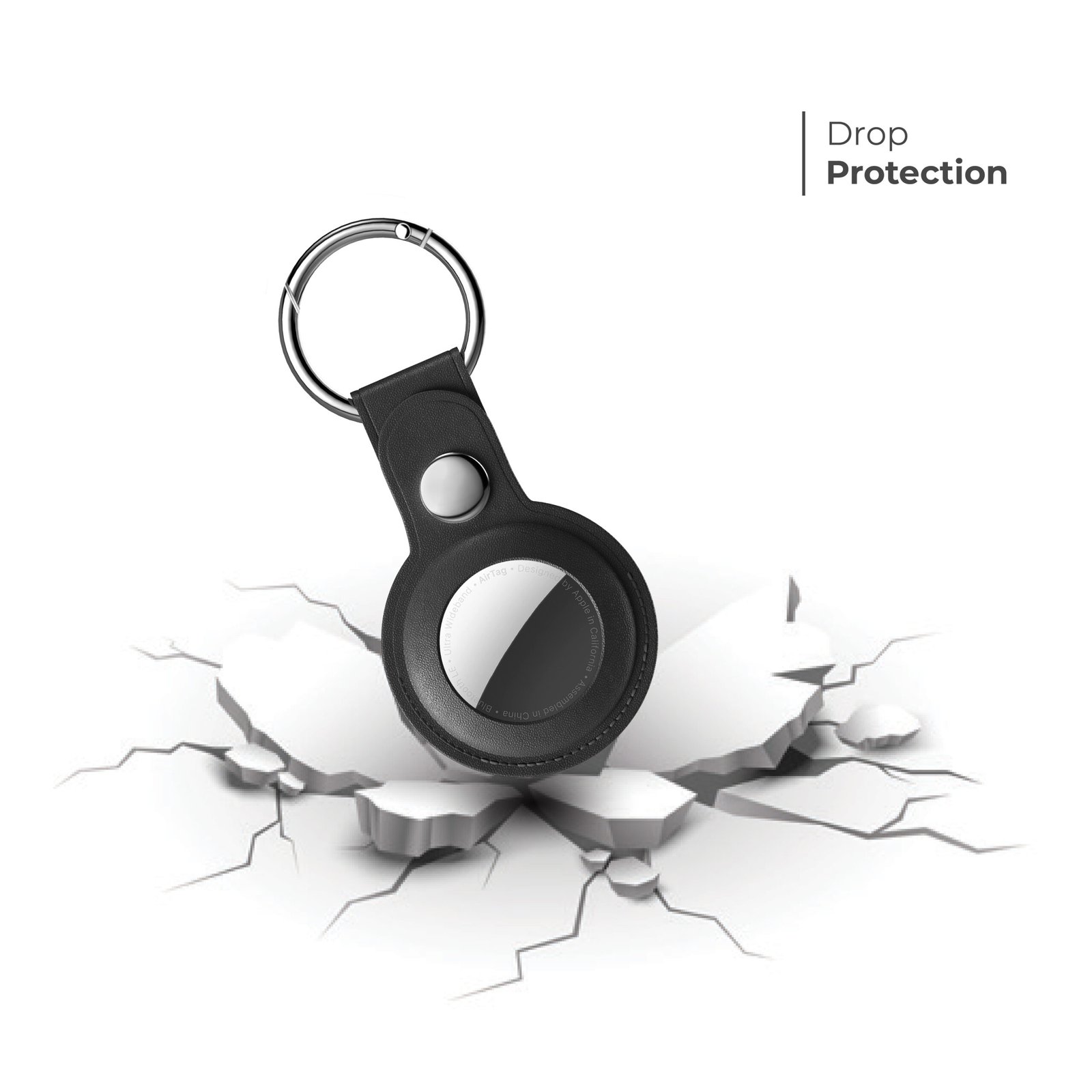 BLUPEBBLE CLASSIC LEATHER KEY RING - Image 10