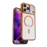 BLUPEBBLE IPHONE 17 PRO HELION CASE WITH MAGSAFE ORANGE BP-IPHELION17PRO-OR