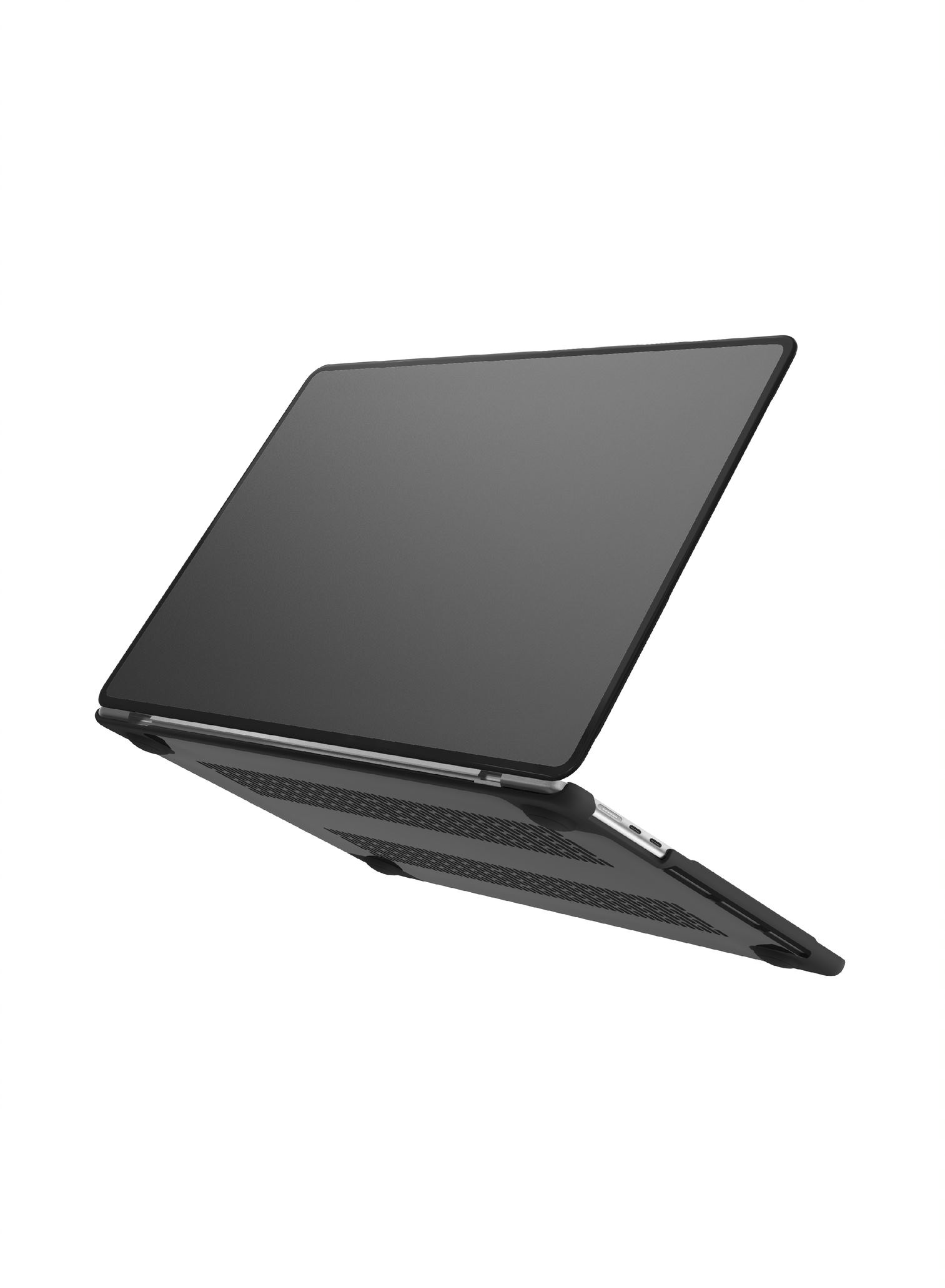 BLUPEBBLE FROST SNAPSHELL FOR MACBOOK AIR 13.6 INCH (2022) BLACK BP-MBBFS13AIR-BLK