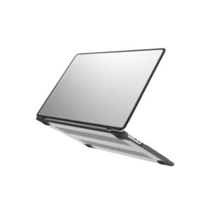 BluPebble MacBook Air 15 Inch Crystal Frost Shell Black