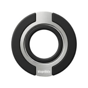 BLUPEBBLE MAG RING MAGSAFE MAGNETIC GRIP WITH ADJUSTABLE KICKSTAND BLACK BP-MGRING-BK