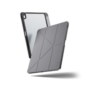 BLUPEBBLE IPAD 10.9 INCH NEW YORKER SLIM CASE W Y-FOLD STAND 2024 GRAY BP-NEWYORKER10GEN-GY