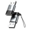 The BluPebble USB A 3.0 to USB C OTG Adapter (Gray) is the perfect solution for connecting USB-A devices to USB-C enabled smartphones, tablets, or laptops.